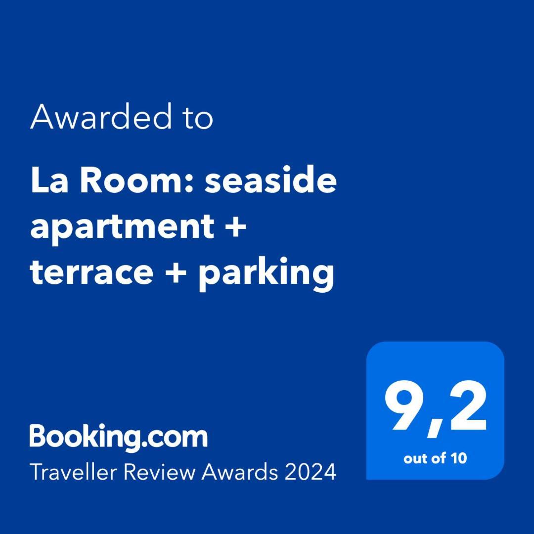 La Room: Seaside Apartment + Terrace + Parking Menton Luaran gambar